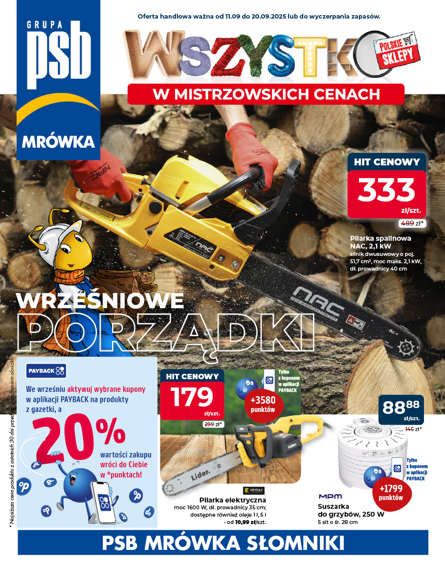 gazetka promocyjna psb mrowka
